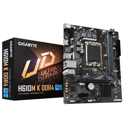 Tarjeta Madre Gigabyte H610m K Ddr4, Lga 1700 13th 12th, Micro Atx