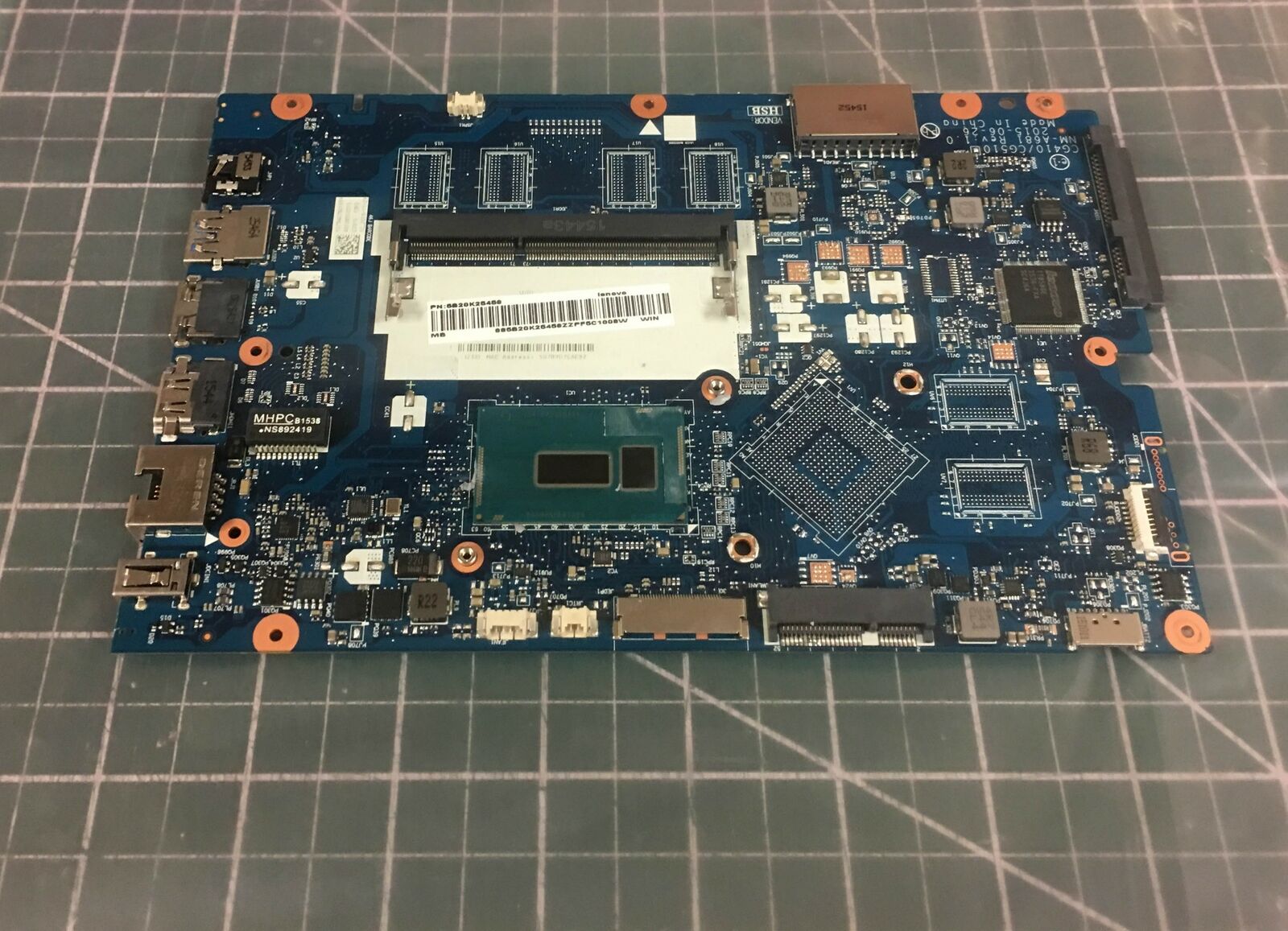 Lenovo IdeaPad 100-15IBD 15.6" i5-5200U 2.2Ghz Motherboard 5B20K25458 NM-A681.