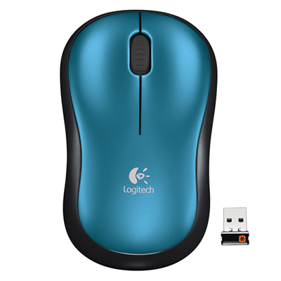 MOUSE OPTICO INALAMBRICO M185 AZUL 910-003636