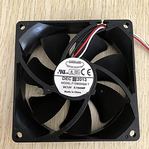 EVERFLOW F129025SM 12V 0.18A 9225 3-pin Chassis Cooling Fan