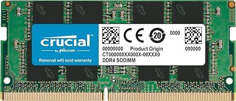 CRUCIAL - MEMORIA DE 16GB SODIMM DE 260 PINES DDR4 3200 MT/S (PC4-25600) - CT16G4SFD824A