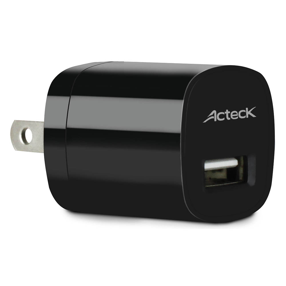 CARGADOR DE PARED ACTECK TECK TO GO RT-0219 CD-002 NEGRO