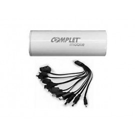 POWER BANK COMPLET MICROPOWER 3000 BLANCO 3 SALIDAS (EBP-2-001)