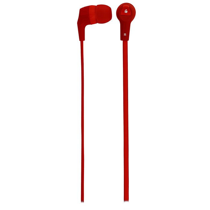 EARBUDS ACTECK HI-FI CABLE PLANO 3.5 MM XPLOTION ROJO EB-800 LVEB-805