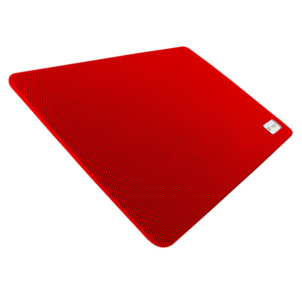 BASE ENFRIADORA C/UN HUB USB METALICA PAD-200 VORAGO ROJO