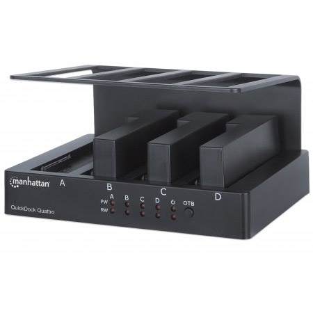 GABINETE MANHATTAN QUICKDOCK QUATTRO HDD 2.5"/3.5" SATA-USB 3.0 130370