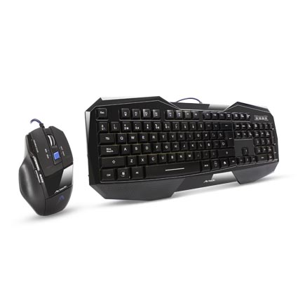 KIT GAMING ACTECK TECLADO ALAMBRICO RETROILUMINADO/MOUSE USB PYGK-101