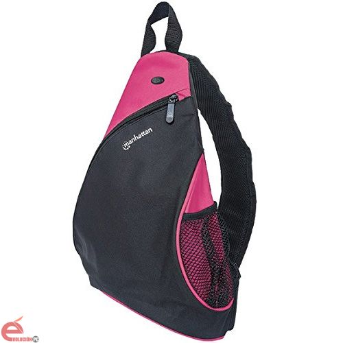 BACKPACK MANHATTAN DASHPACK 12" NEGRO/ROSA 439879