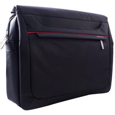 MALETIN TECHZONE DOVER 15.4 NEGRO TIPO MESSENGER TZDOVMS-BLK
