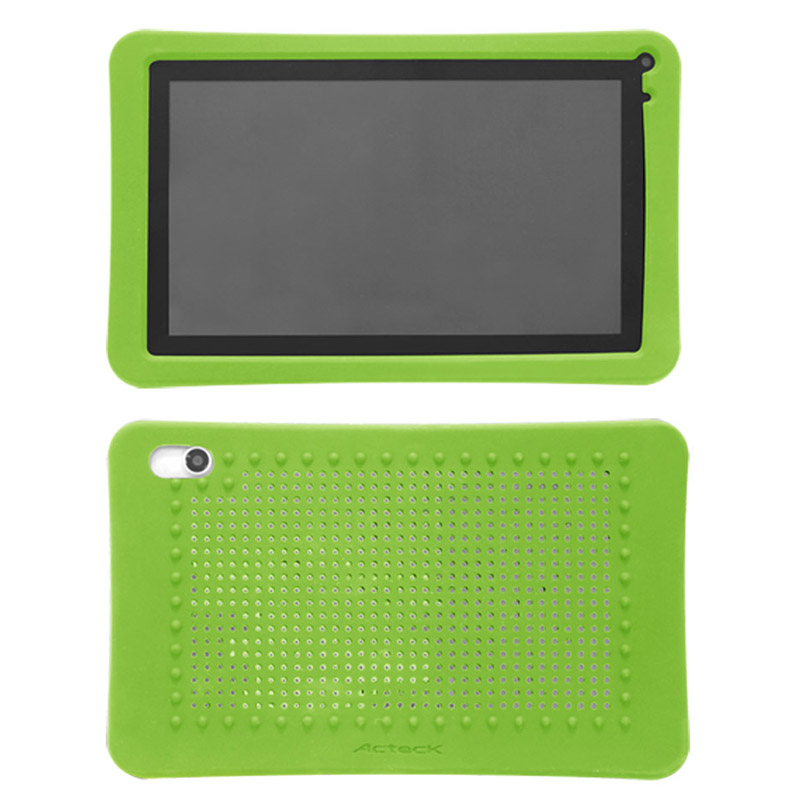 FUNDA PARA TABLET ACTECK ANTIGOLPES SILICON VERDE FP-100 MVFP-010