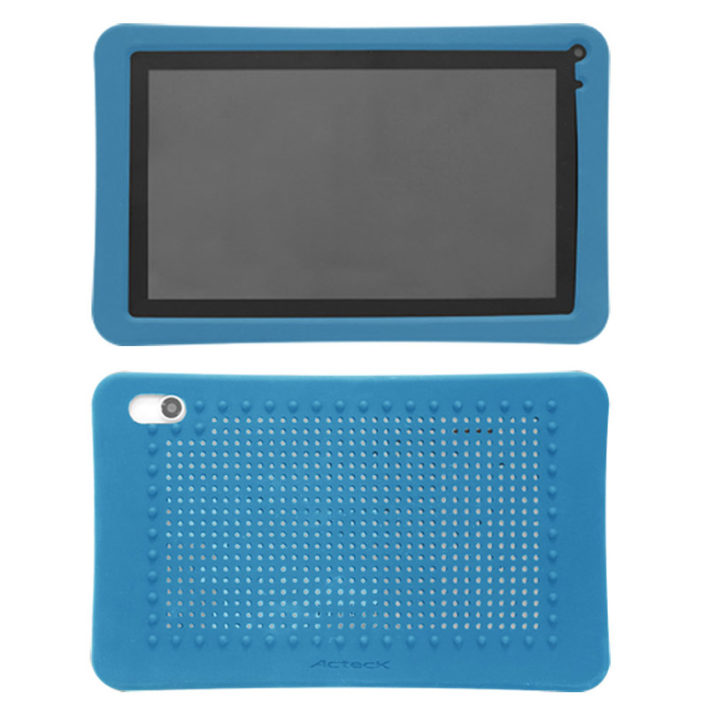 FUNDA PARA TABLET ACTECK ANTIGOLPES SILICON AZUL FP-100 MVFP-013