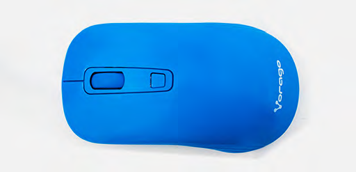 MOUSE VORAGO MO-207 AZUL INALAMBRICO 1000/1600 DPI USB