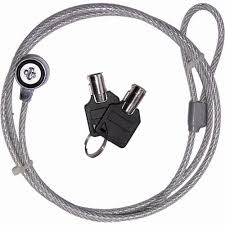 CANDADO TECHZONE CABLE ACERO INOX 2.1M LLAVE BLISTER TZCKL01