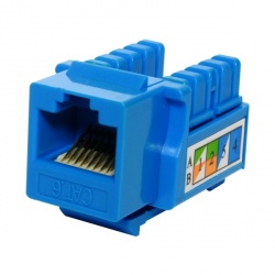 JACK KEYSTONE UTP XCASE AZUL, CAT 6