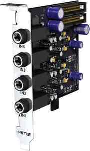 RME AI4S-192 AIO 4-Channel 24 Bit / 192 kHz Analog INPUT Expansion Board