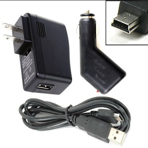 USB Cable+Car+Wall AC Charger TomTom GPS XXL 535T 540TM WTE XL 335S 350M 340m