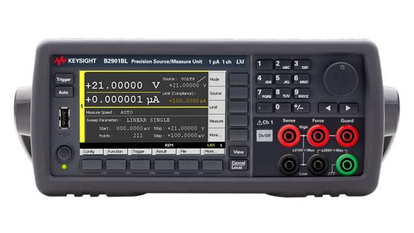 B2901BL Precision Source / Measure Unit, 1 CH, 1 pA Resolution, 21 V, 1.5 A