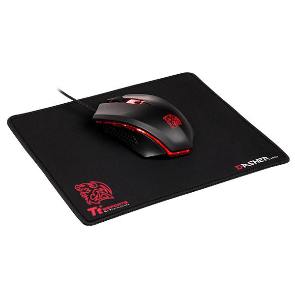 THE BD MO-CPC-WDOOBK-01 TALON X GAMING GEAR COMBO MOUSE OPTICO 3200DPI LED + MOUSEPAD DASHER MINI SLIM