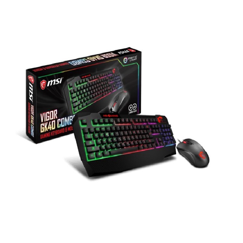 MSI BD Vigor GK40 Combo USB Optical Mechanical-like USB 1ms Black GAMING