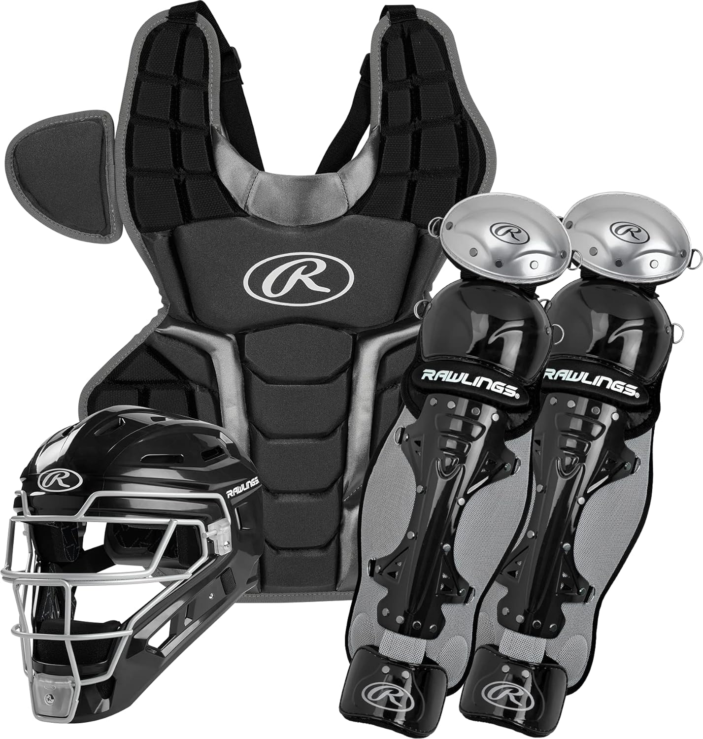 RAWLINGS JUEGO DE RECEPTOR DE BÉISBOL DE LA SERIE RENEGADE  CERTIFICADO NOCSAE  ADULTO