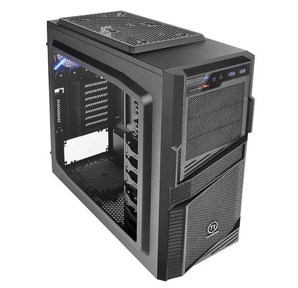 THE CS CA-1B5-00M1WN-00 COMMANDER G42 WINDOWS MID TOWER M/B ATX Micro ATX BAYS Accessible 3x5.25 1x3.5 (Converted from one 5.25) Hidden 6x3.5 or 6x2.5 Exp slots 8 + 1