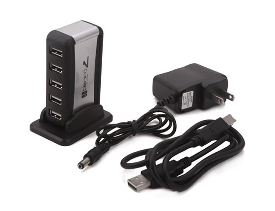 X-MEDIA CA UB-2007P 7 PORTS HUB USB 2.0  WITH ADPT