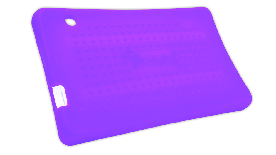 STYLOS CA FUNDA DE SILICON ANTIGOLPES 7 MORADA COMPATIBE CON 3G