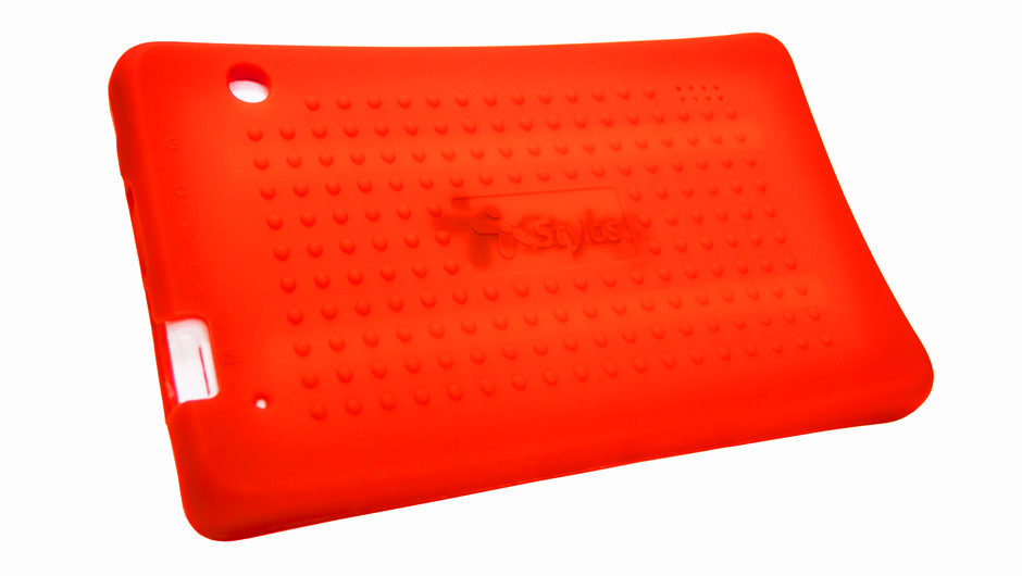 STYLOS CA FUNDA DE SILICON ANTIGOLPES 7 ROJA