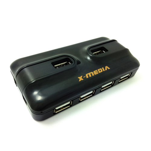 X-MEDIA CA UB-2007A 7 PORTS HUB USB 2.0  WITH ADPT