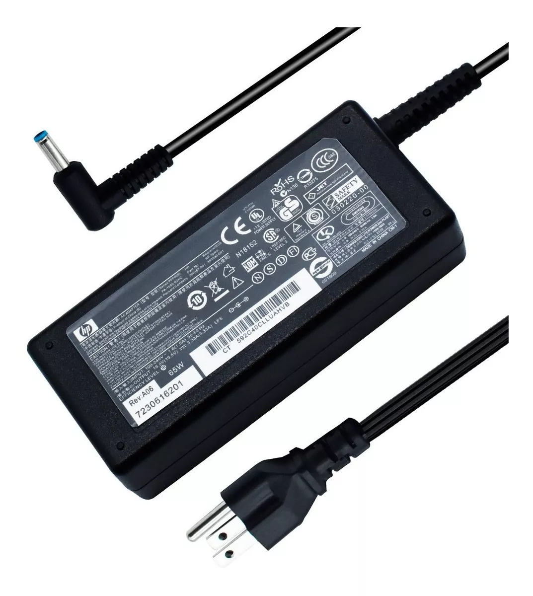 CARGADOR HP ENVY G2 PUNTA AZUL 19.5V 3.33A