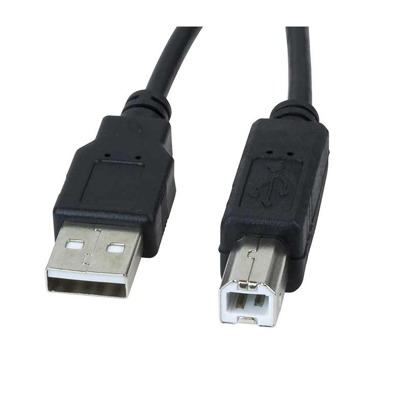 XTECH CB XTC-307 Cable USB 2.0 con conector Macho A a Macho B 1.8mts para impresora