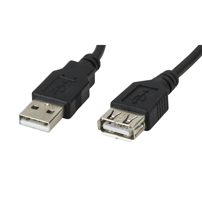 XTECH CB XTC-301 Cable Alargador c/conector USB 2.0  M-A a H-A 1.8mts