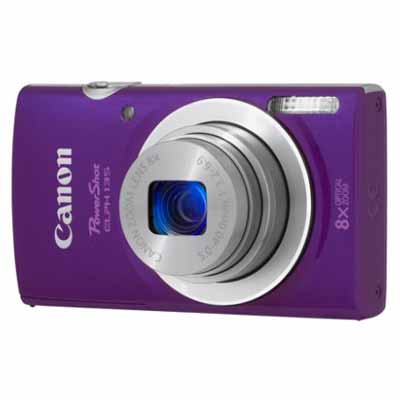 CAMARA CANON POWERSHOT ELPH 135 IS 16 MP, 8X , LCD 2.7, BAT.LITIO, ESTABILIZADOR, C.MORADO