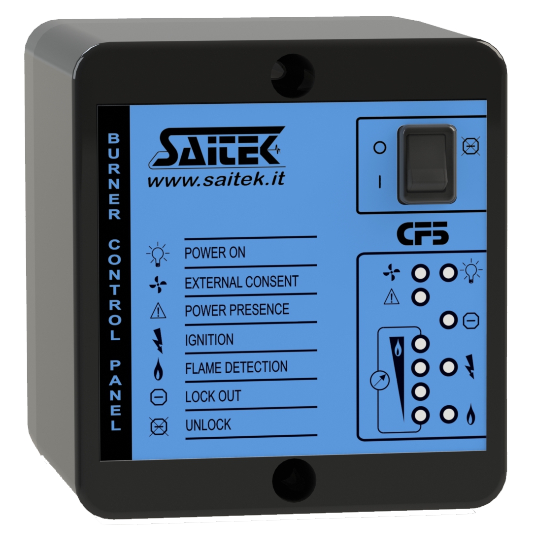 Unidad de control de quemador automático Saitek CF5
