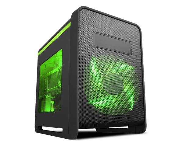 PIXXO CS GAMING CGM1A8 NEGRO MICRO ATX,EXT. 5.25X1,INT.3.5 X 2,INT 2.5X2,USB 3.0 X 1 / AUDIO HD, FAN FRONT 20CM. LED VERDE