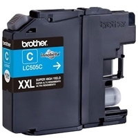 CARTUCHO DE TINTA BROTHER LC505C PARA SUPER ALTO RENDIMIENTO 1300 IMPRESIONES CYAN