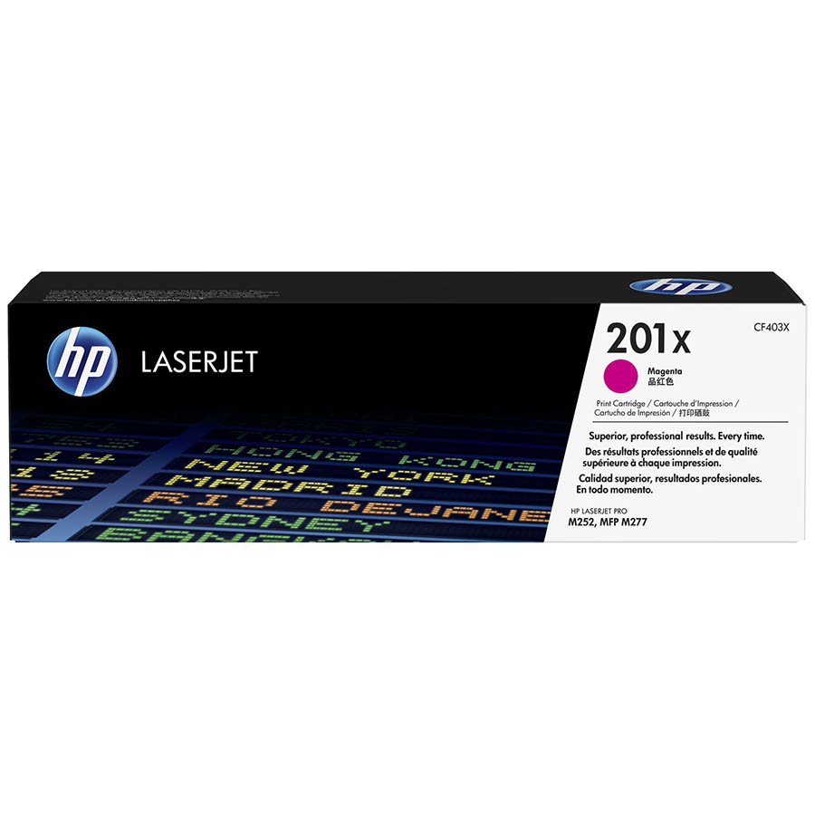 TONER HP 201X MAGENTA ALTO RENDIMIENTO LASERJET M252/MFPM277 (CF403X)