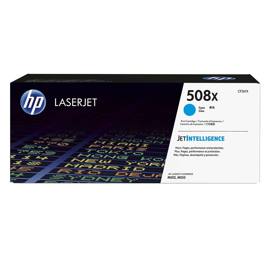 TONER HP 508X NEGRO ALTO RENDIMINETO LASERJET PARA M552/M553 (CF360X)