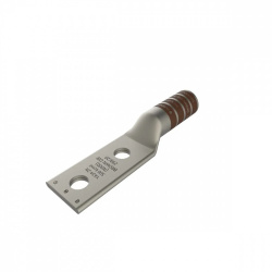 Burndy Conector Zapata YA342N, 2 Orificios, 1/2", Cobre