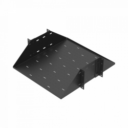 LINKEDPRO CHAROLA PERFORADA PARA RACK, 3U, HASTA 30KG, NEGRO