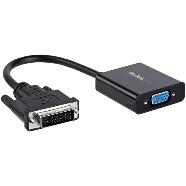 CABLE DVI-D MACHO - VGA HEMBRA, NEGRO