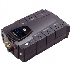 NO BREAK / UPS  CYBERPOWER LCD INTELIGENTE 825 VA 450 WATTS 3 A?OS DE GARANTIA EN PILA Y EQUIPO