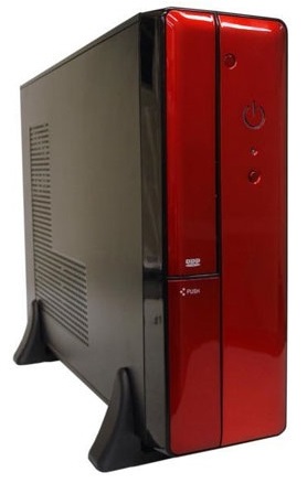 PIXXO CS SLIM 8102-R ROJO MICRO ATX BAHIAS 5.25 x 1 EXT EXP SLOTS 4 LECTOR TARJETAS 4 EN 1  PW 450W