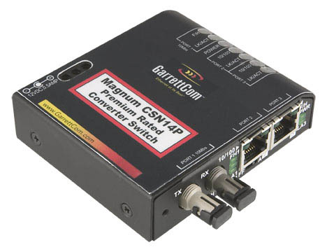 Garrett-CSG14UH-12VDC Hardened Universal Gb Ethernet Converter Switch