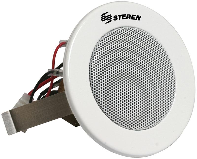 Bocina redonda para plafón de 4 pulgadas, 6 Watts, con transformador