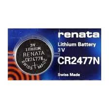 RENATA CR2477N - PILAS DE LITIO (3 V, 5 UNIDADES)