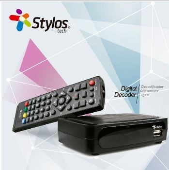 STYLOS MM STVDDX1B DECODIFICADOR CONVERTIDOR SEÃ‘AL DIGITAL en TV ANALOGA 16:9 / 4:9, RESOLUCION 480i P/720i P/1080i P, FORMATO TV NTSC/PAL, GRABA y REPRODUCE por USB