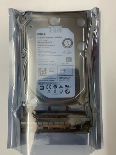 Unidad de disco duro SAS DELL 6 TB 7,2K 12G 3,5" PARA DELL R510 R520 R530 R630 R710 R720 R730 R715