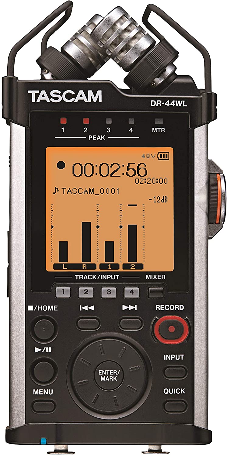 GRABADORA PORTATIL XLR WiFi TASCAM DR-44WL