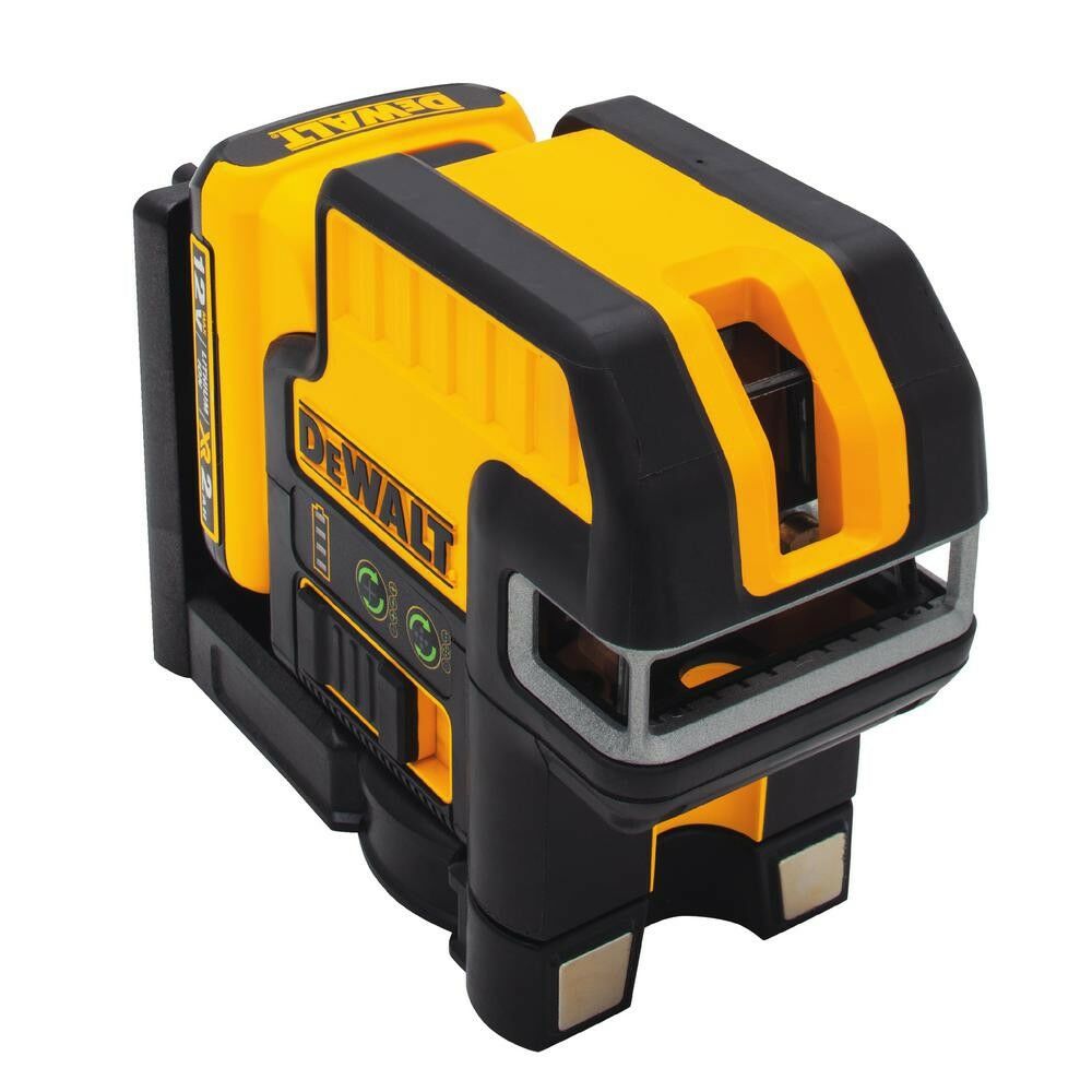 DEWALT DW0825LG 12V 5-SPOT CROSS LINE GREEN LASER